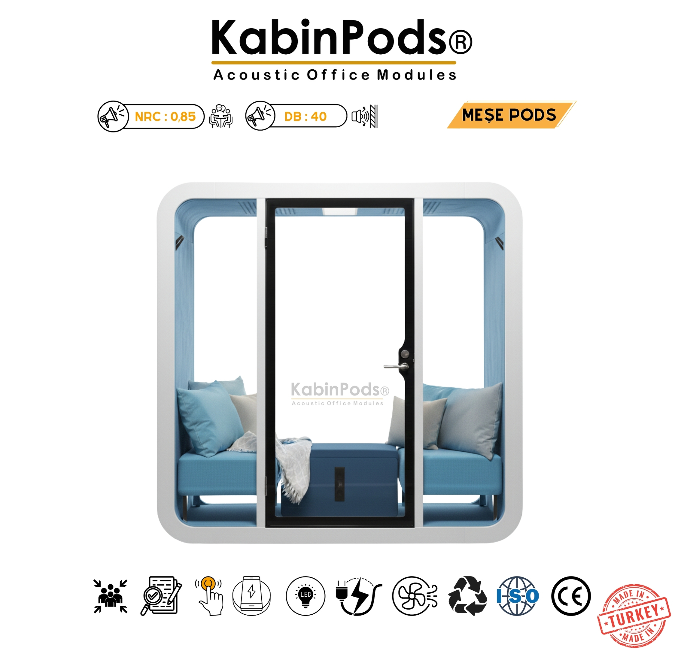 Ofis Kabini - Toplantı Kabini Ürün Görseli